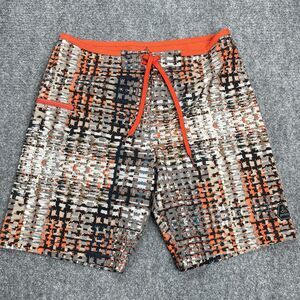 PrAna Sediment Board Shorts Swim Trunks Mens Size 32  9” UPF 50+